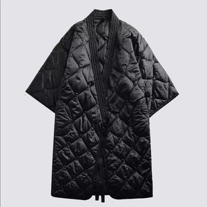 kimono puffer jacket